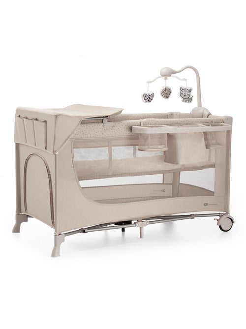 Lit de voyage et parc bébé pliable avec accessoires pratiques - Kiabi
