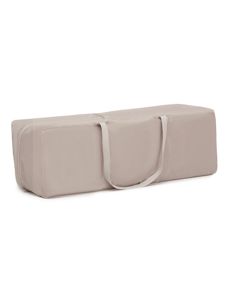 Lit de voyage pliant pour bebe parc securise et confort Beige - Kiabi