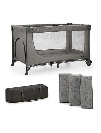 Lit de voyage et parc bébé pliable avec accessoires pratiques