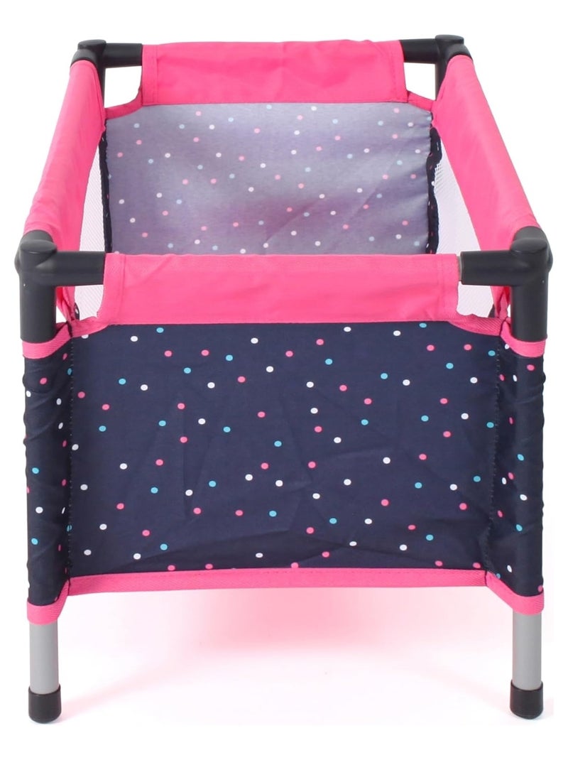 Lit de voyage pour poupées Rose à pois Rose - Kiabi