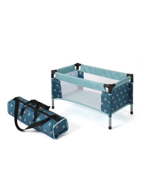 Lit de voyage pour poupées Sternchen turquoise - Kiabi