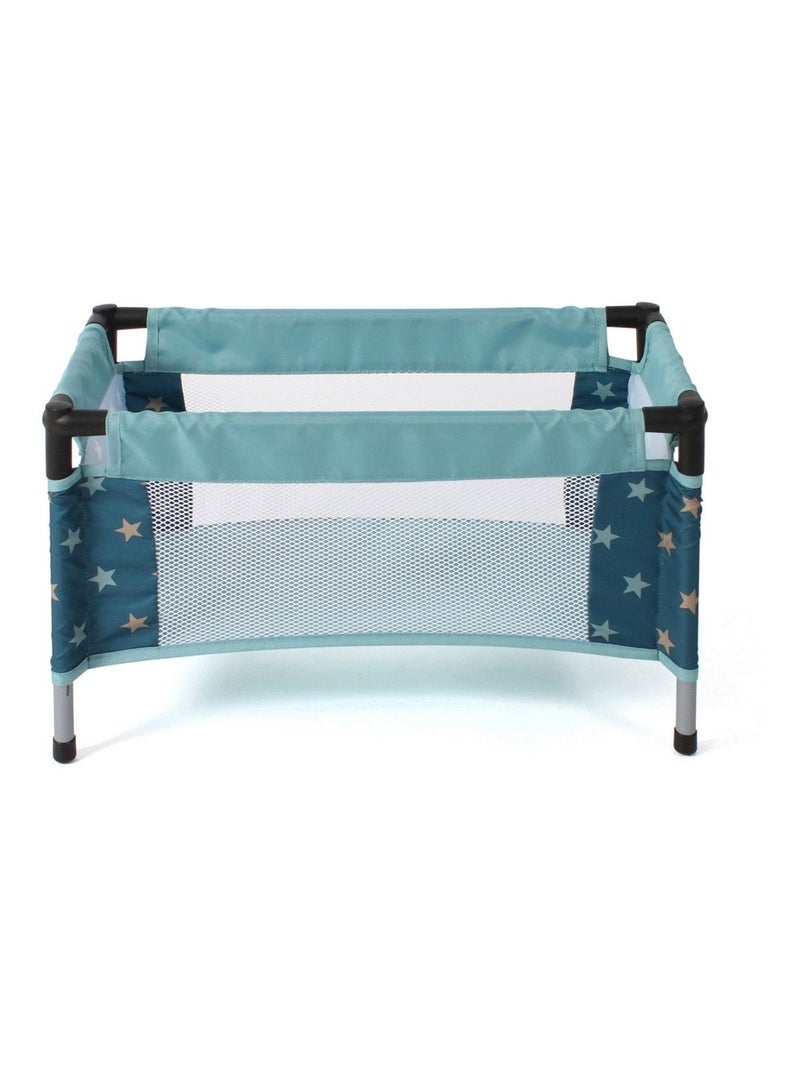 Lit de voyage pour poupées Sternchen turquoise Bleu - Kiabi