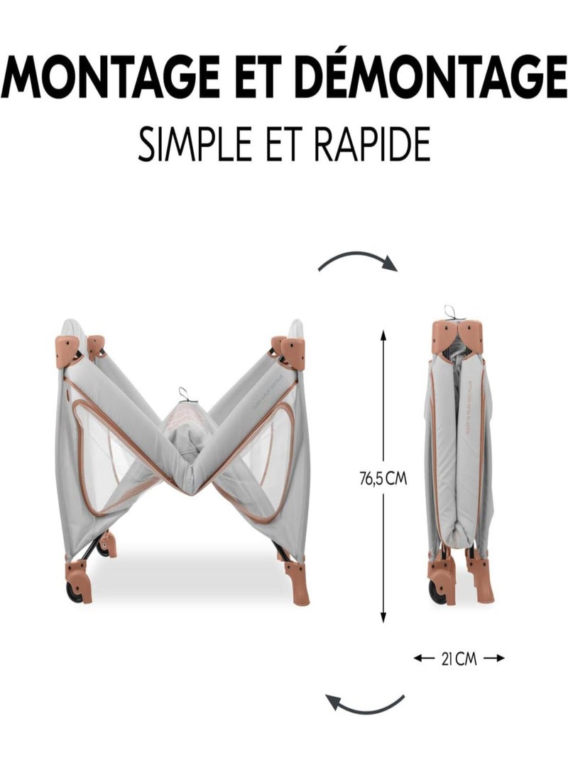 Lit de voyage Sleep N Play Go Plus Liège Marron - Kiabi