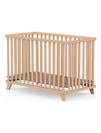 Lit d'enfant Mayla - brun - bois naturel