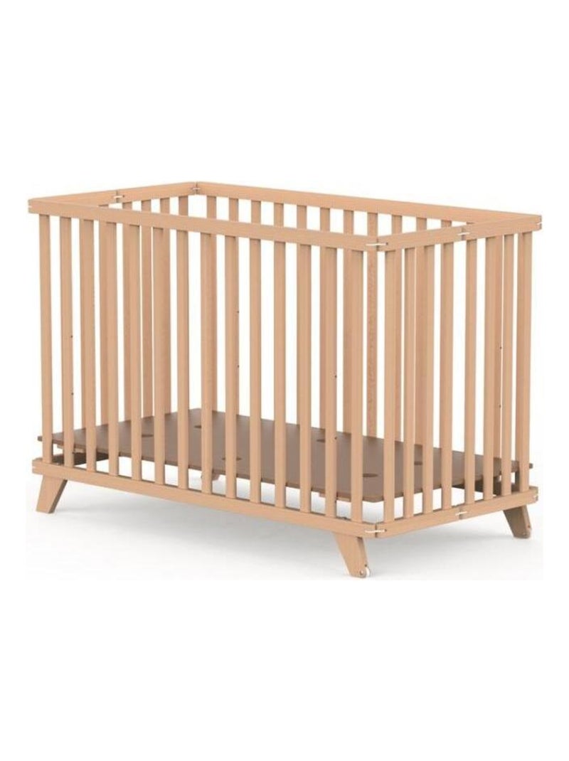 Lit d'enfant Mayla - brun - bois naturel Beige - Kiabi