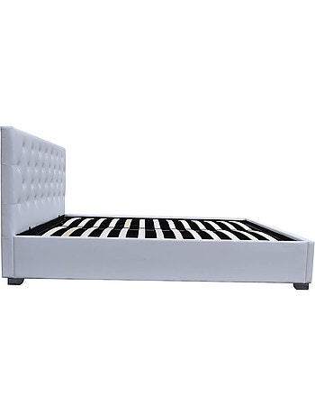 Lit double avec coffre