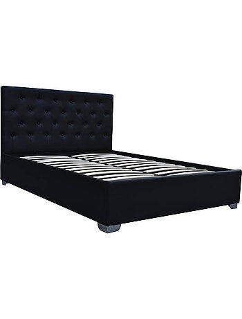 Lit double avec coffre