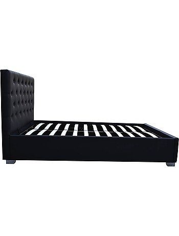 Lit double avec coffre