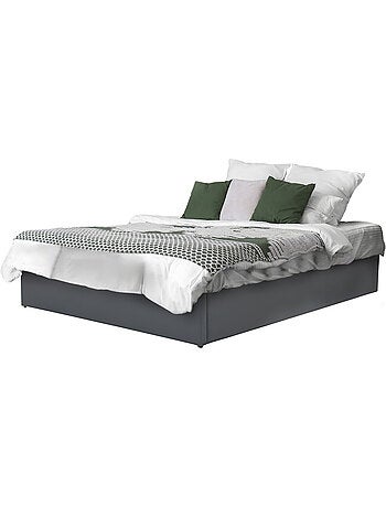 Lit double en PVC avec coffre