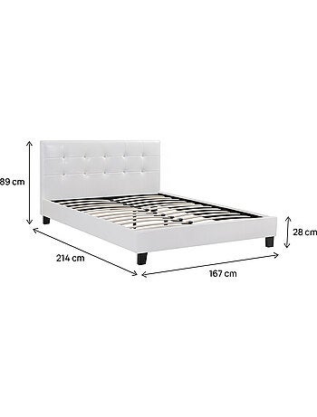 Lit double en pvc
