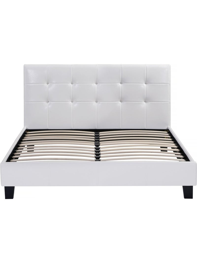 Lit double en pvc Blanc - Kiabi
