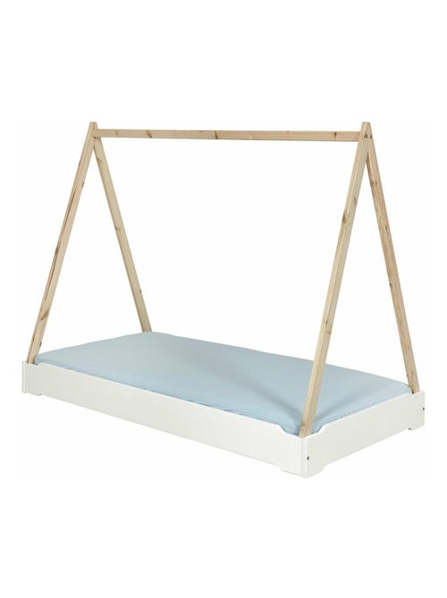 Lit empilable cabane avec matelas Jelly - AKITEN RETAIL - Kiabi