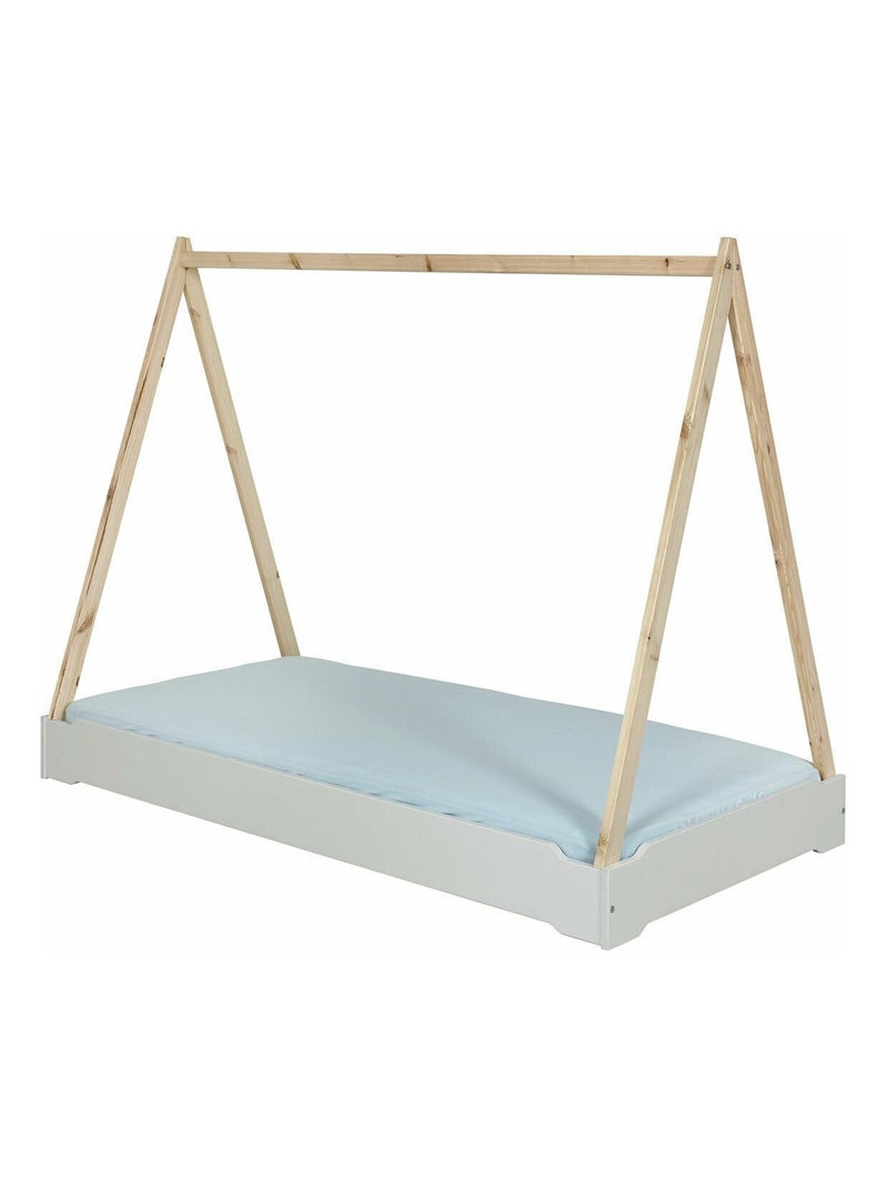 Lit empilable cabane Jelly - AKITEN RETAIL Gris - Kiabi
