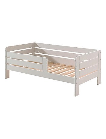 Lit en bois avec barrières