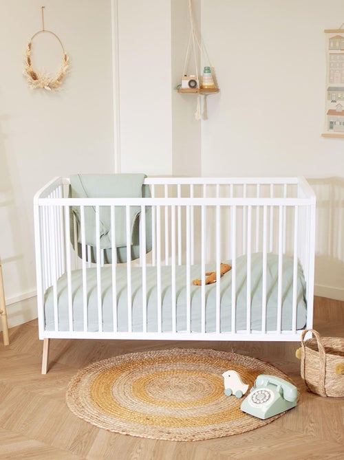 Lit en bois avec sommier réglable - Kiabi
