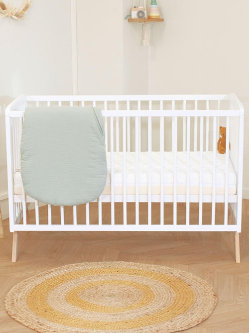 Lit en bois avec sommier réglable - Kiabi