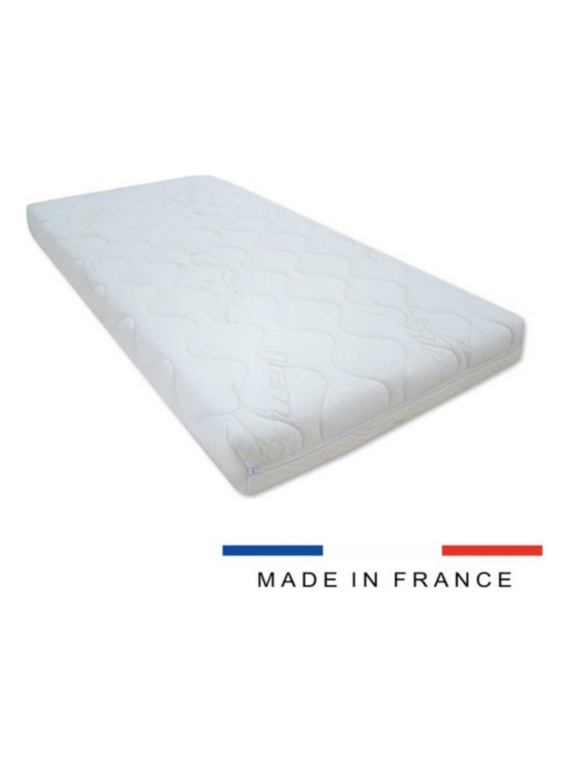 Lit en bois Licorne + Matelas - 70 x140 cm Rose - Kiabi