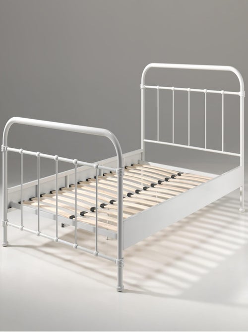 Lit en métal, sommier inclus - Kiabi