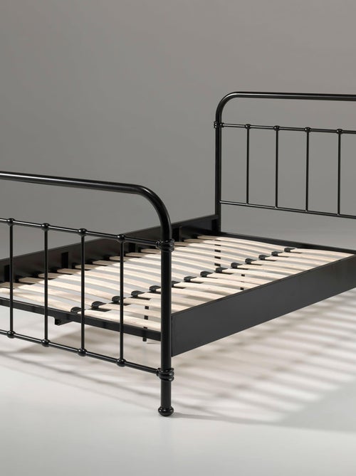 Lit en métal, sommier inclus - Kiabi