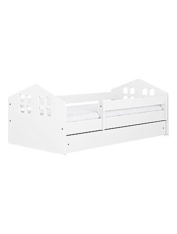 Lit Enfant - 140x80cm - avec Matelas et Tiroir
