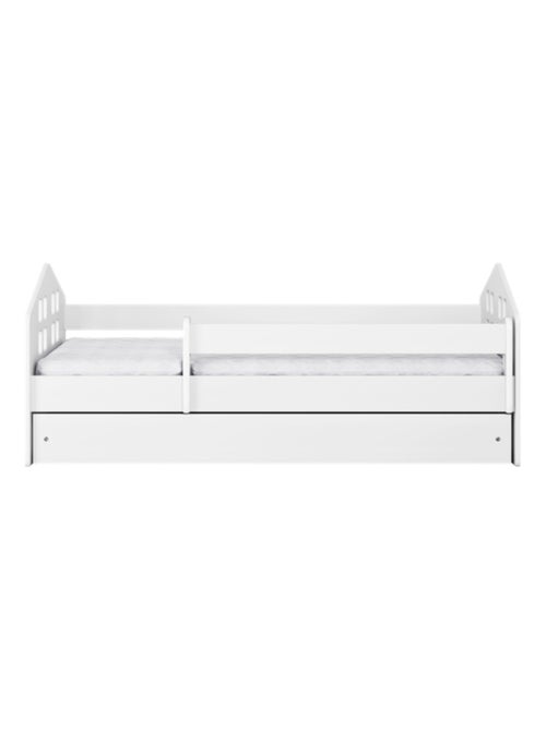 Lit Enfant - 140x80cm - avec Matelas et Tiroir - Kiabi