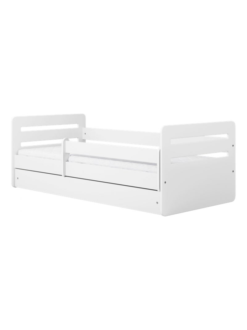 Lit Enfant - 140x80cm Blanc - Kiabi