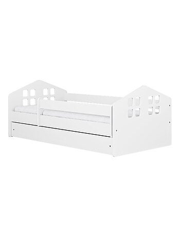 Lit Enfant - 180x80cm - avec Matelas et Tiroir