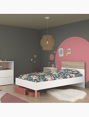 Lit enfant 90x200 adaptable en 190 cm