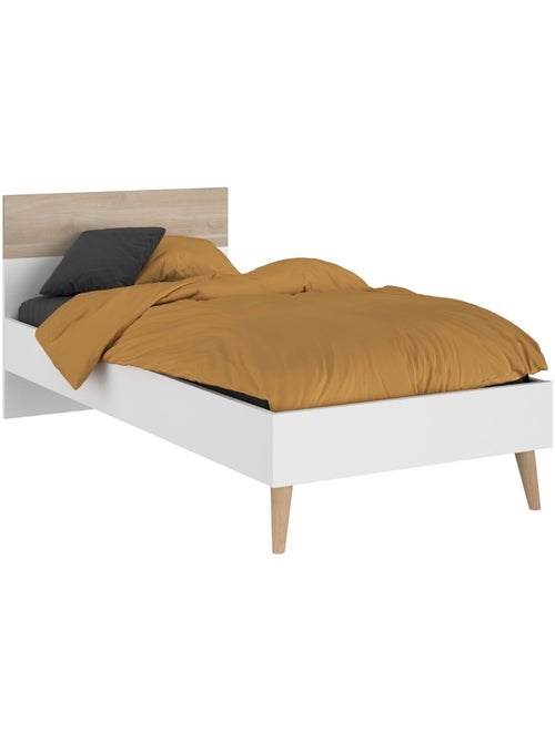 Lit enfant 90x200 adaptable en 190 cm - Kiabi