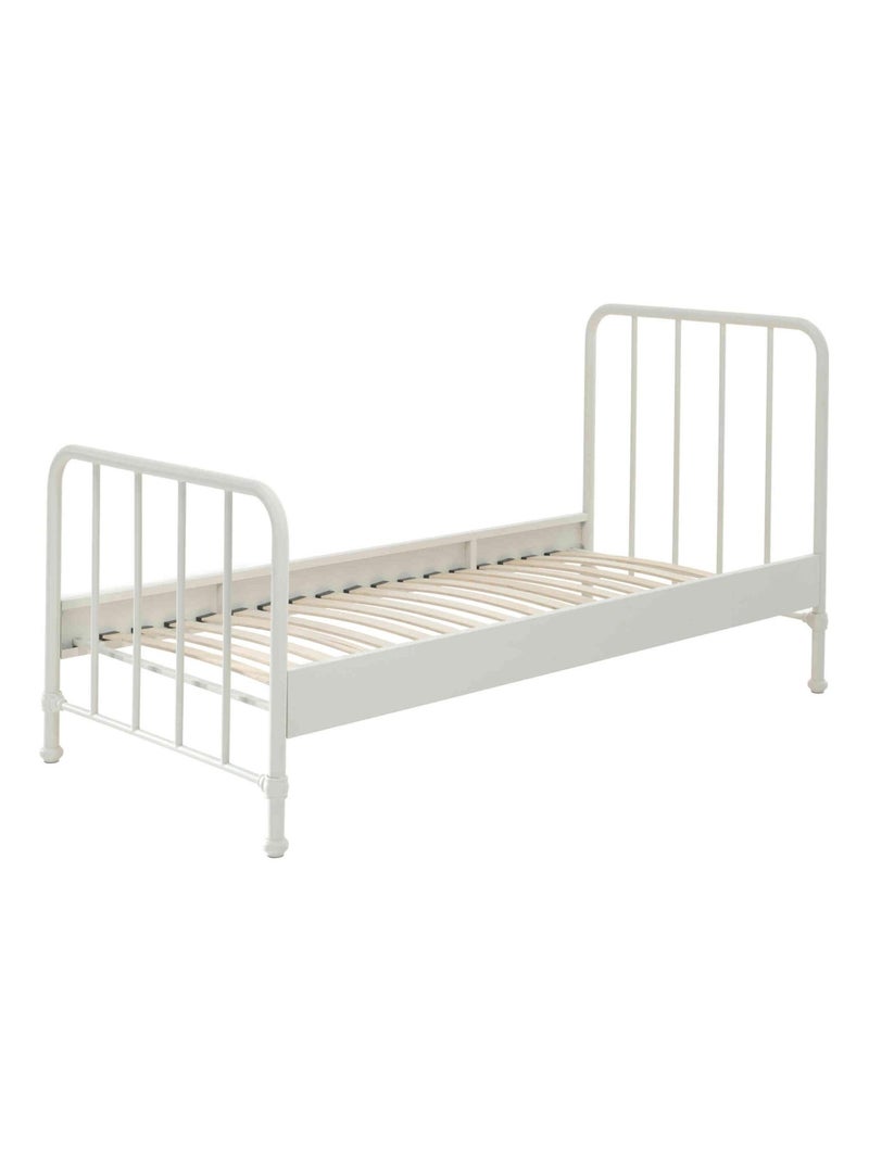 Lit enfant à barreaux en métal Blanc - Kiabi
