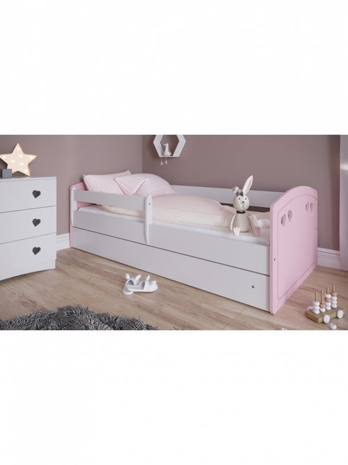 Lit Enfant à barrière 140x80 cm avec tiroir - Kiabi