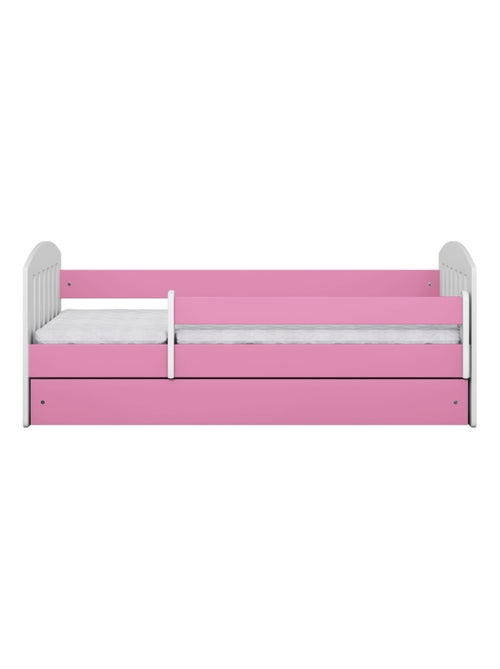 Lit Enfant à barrière 140x80cm avec tiroir et matelas inclus - CLASSIC - Kiabi