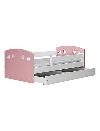 Lit Enfant à barrière 160x80 cm avec tiroir