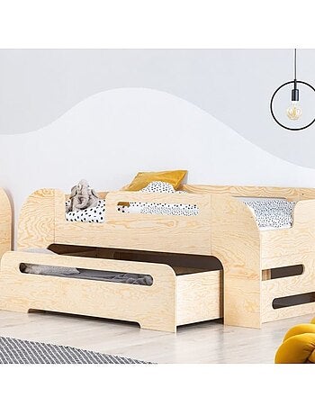 Lit enfant aiko 90×200 cm contreplaqué