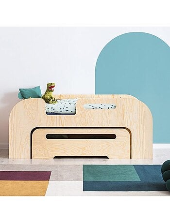 Lit enfant aiko 90×200 cm contreplaqué