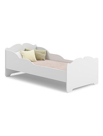 Lit enfant fille ALMENA avec matelas et cadre inclus