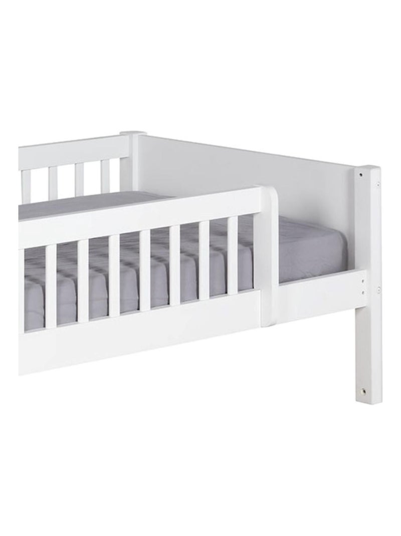 Lit enfant avec barrières Victoria - AKITEN RETAIL Blanc Blanc - Kiabi