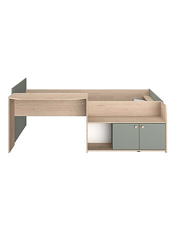 Lit enfant avec bureau et rangements