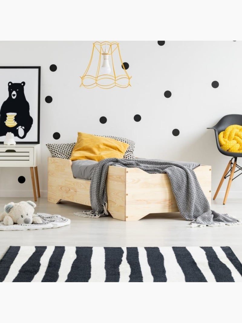 Lit enfant box 1 90×160 cm pin massif Beige - Kiabi