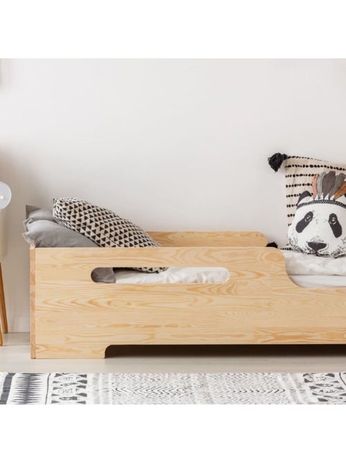 Lit enfant box 2 80×180 cm pin massif - Kiabi