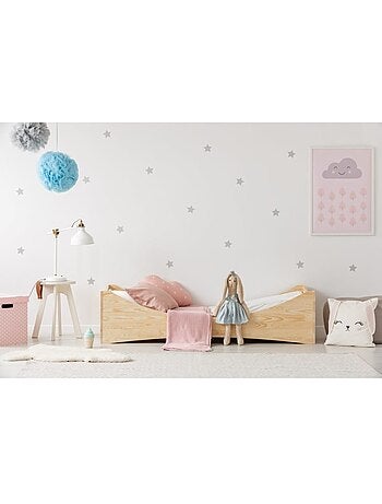 Lit enfant box 3 90×190 cm pin massif