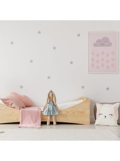 Lit enfant box 3 90×190 cm pin massif - Kiabi