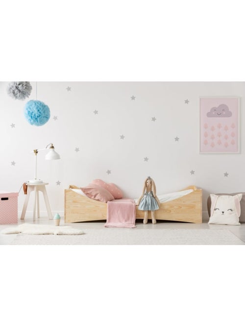 Lit enfant box 3 90×190 cm pin massif - Kiabi