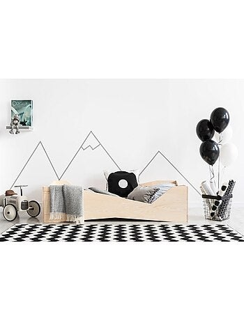 Lit enfant box 5 80×180 cm pin massif