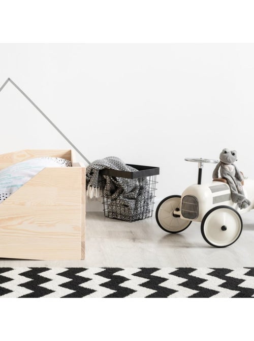 Lit enfant box 5 80×180 cm pin massif - Kiabi