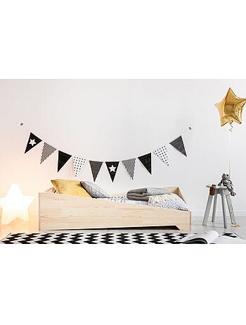 Lit enfant box 7 90×180 cm pin massif