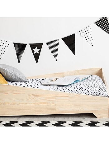 Lit enfant box 7 90×180 cm pin massif