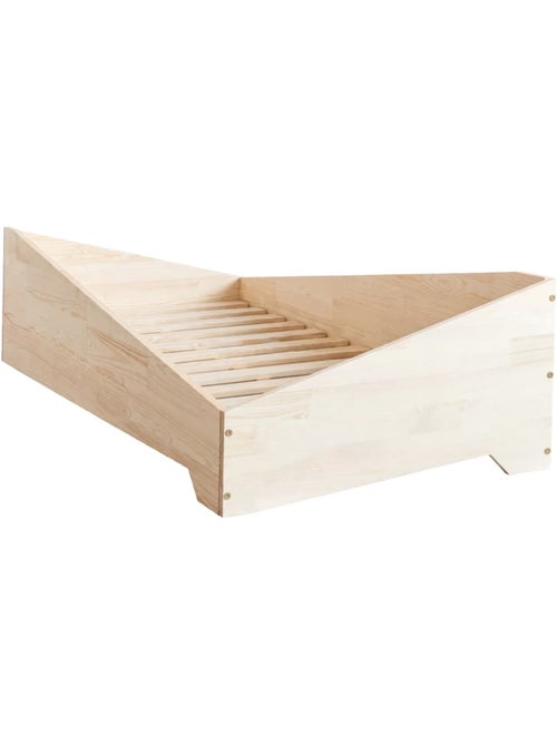 Lit enfant box 7 90×180 cm pin massif - Kiabi