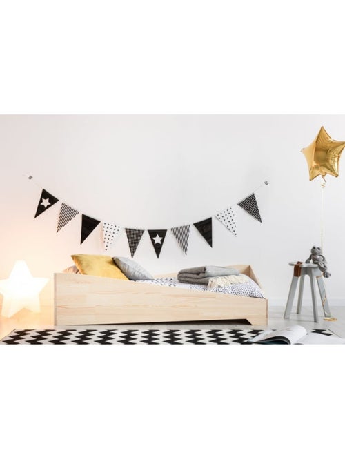 Lit enfant box 7 90×180 cm pin massif - Kiabi