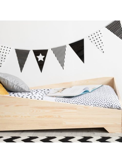 Lit enfant box 7 90×180 cm pin massif - Kiabi